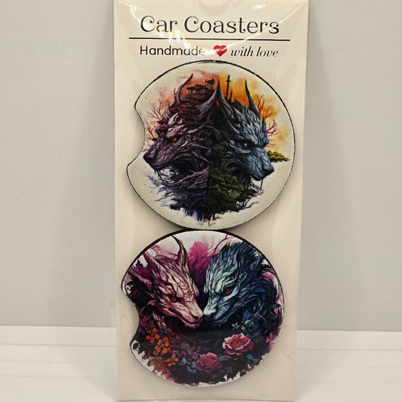 Dragon Car Coasters - Picture 1 of 1